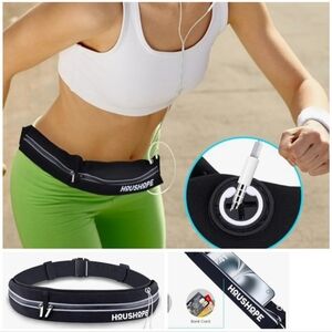 🍎 Nwt Slim Fanny Pack Belt Sports Bag Unisex Outdoors Hip Pouch Women Men